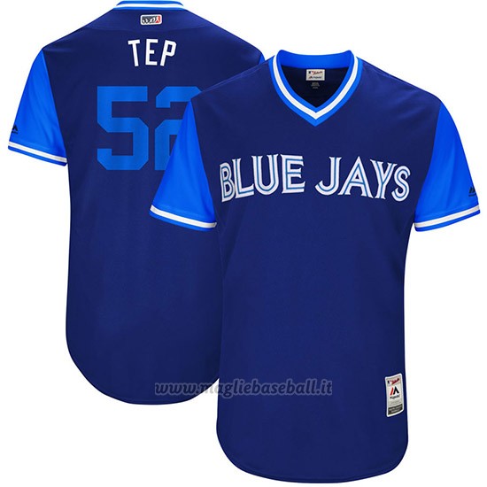 Maglia Baseball Uomo Toronto Blue Jays 2017 Little League World Series Ryan Tepera Royal